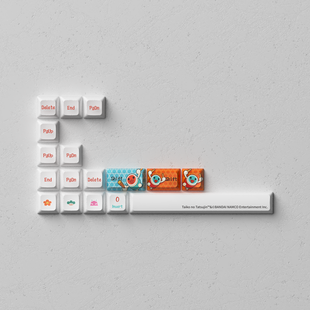 Keycaps AKKO Taiko no Tatsujin (137 pcs)