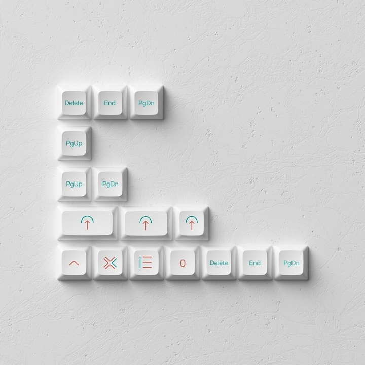 Keycaps AKKO Red Fuji (161 pcs)