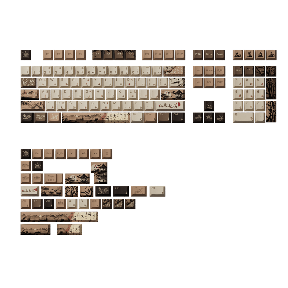 Keycaps AKKO Mountain Seclusion (140 pcs)