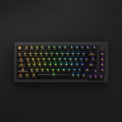 Keycaps AKKO Clear Black (155 pcs)