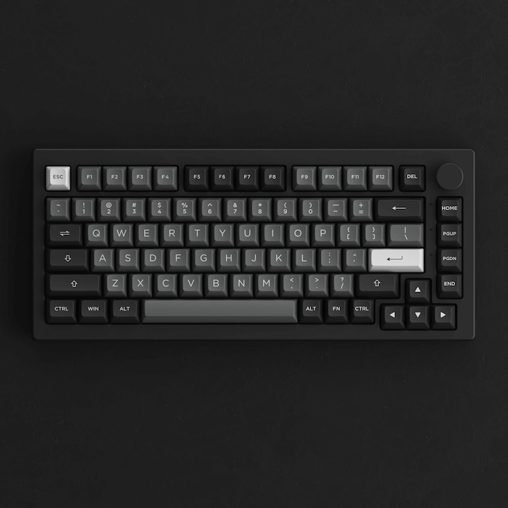 Tastatura Mecanica Akko 5075B Plus Black & Silver