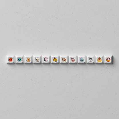 Keycaps AKKO Taiko no Tatsujin (137 pcs)