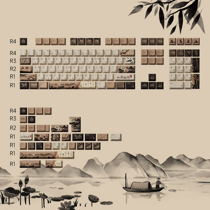 Keycaps AKKO Mountain Seclusion (140 pcs)