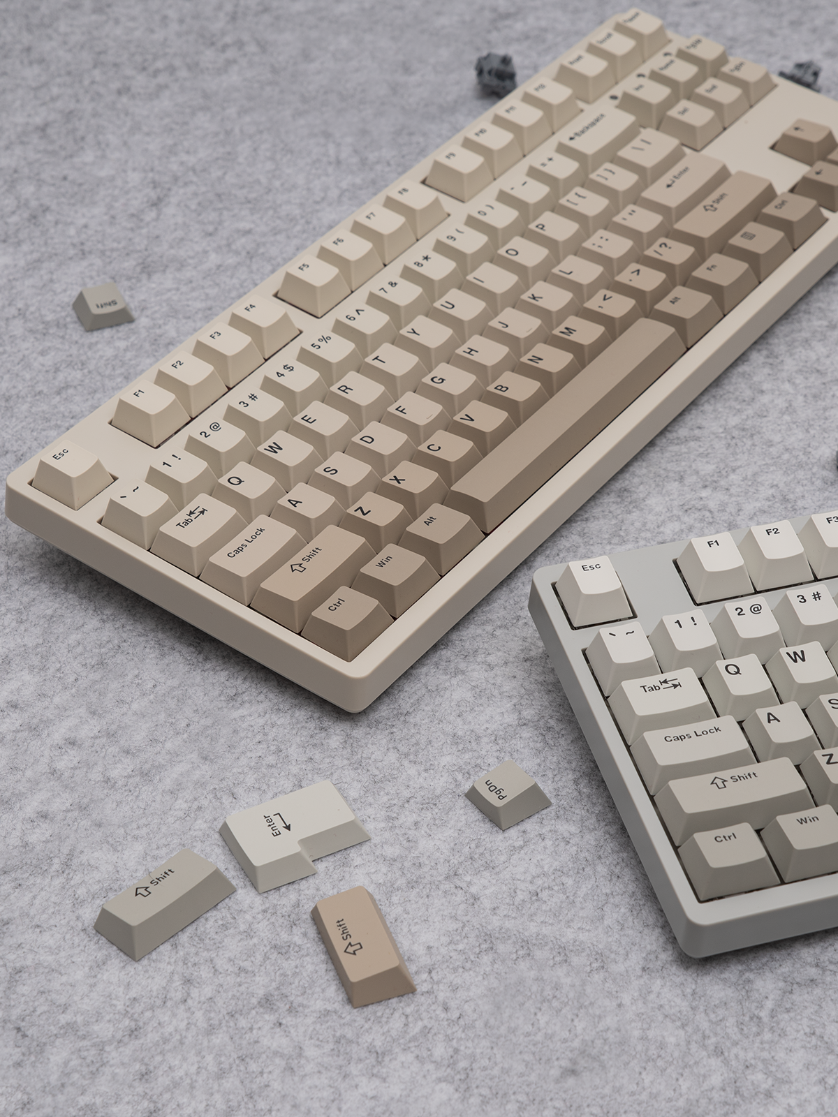 Keycaps AKKO Warm Grey (132 pcs)
