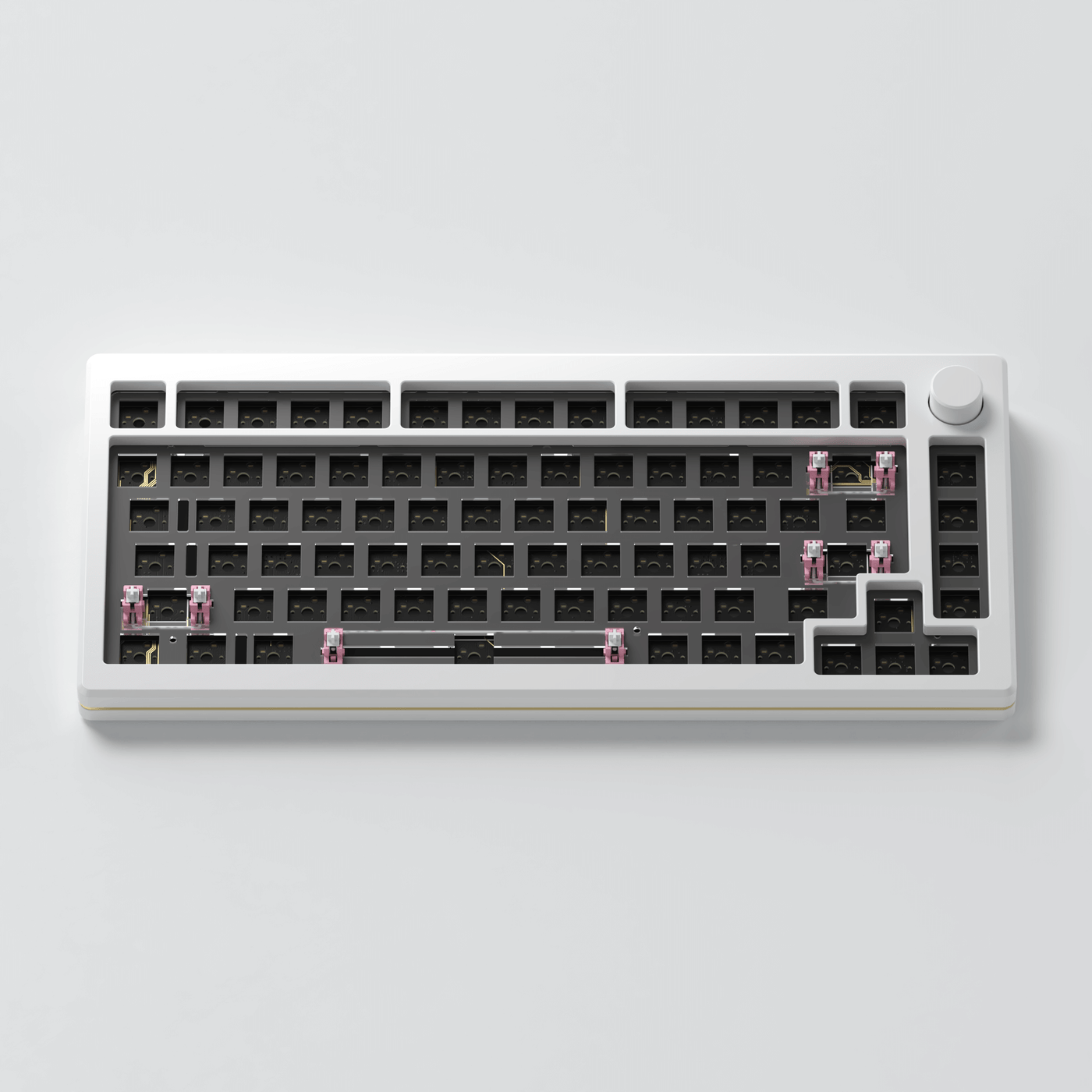 Tastatura mecanica AKKO MOD 007S V3 QMK White Barebone Kit
