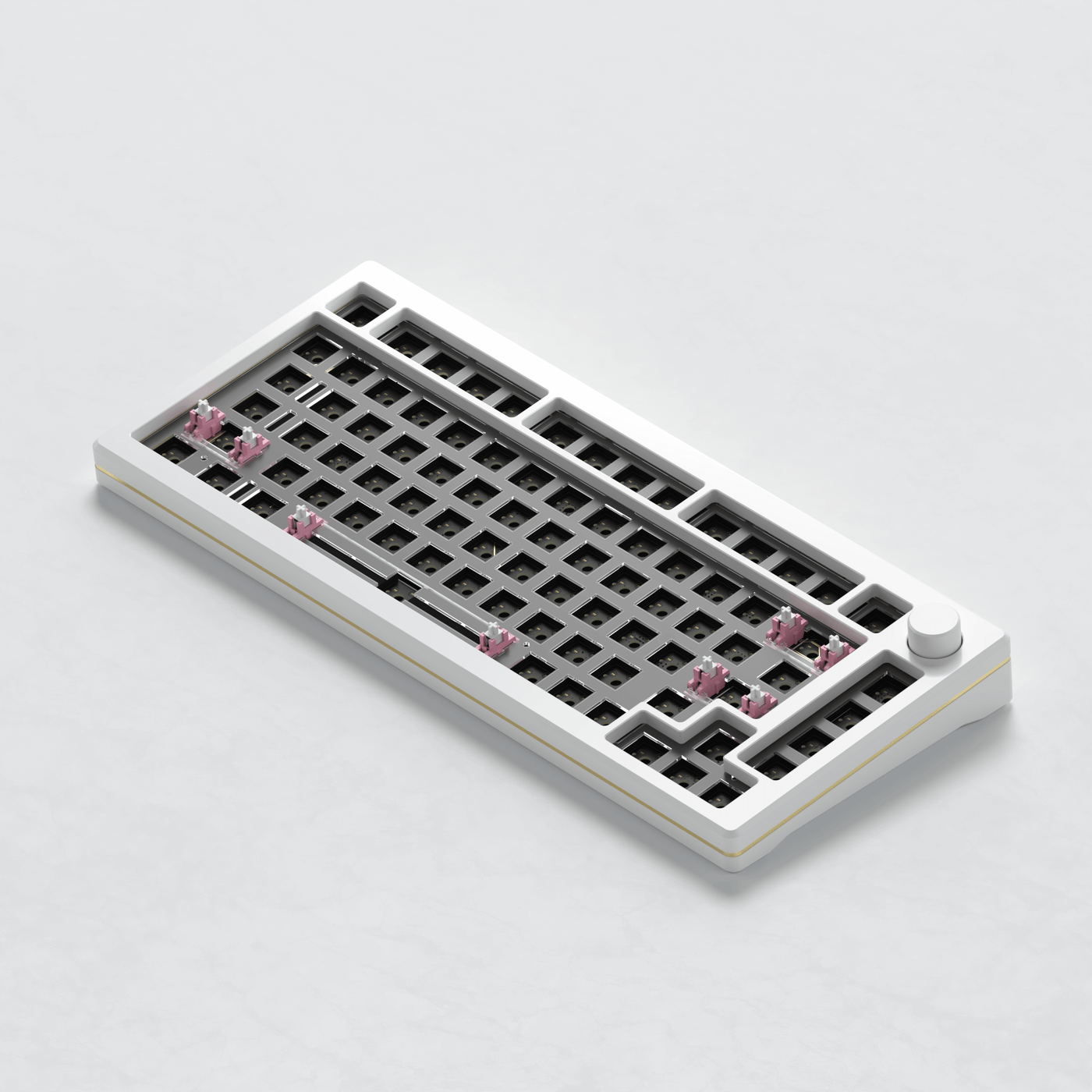 Tastatura mecanica AKKO MOD 007S V3 QMK White Barebone Kit
