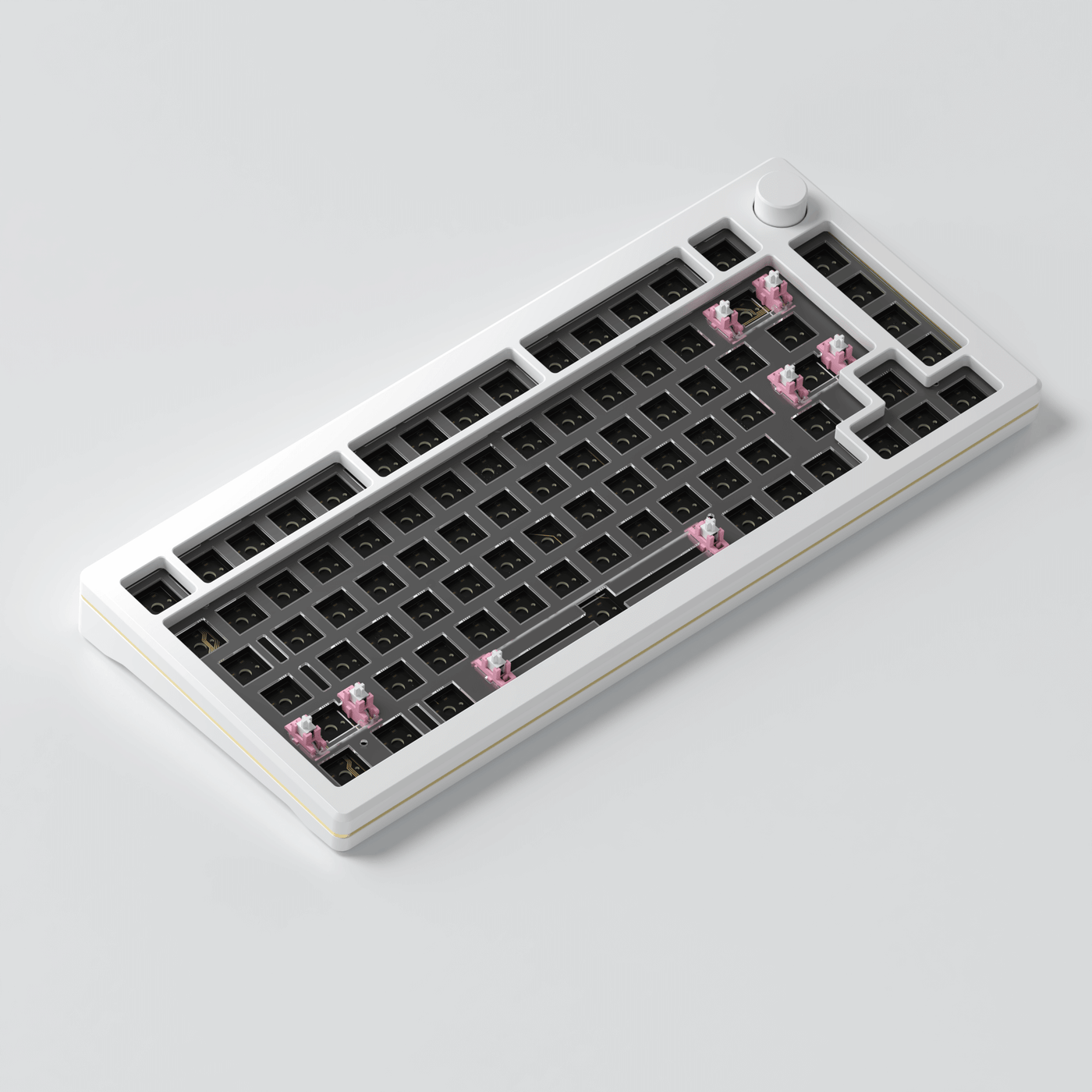 Tastatura mecanica AKKO MOD 007S V3 QMK White Barebone Kit