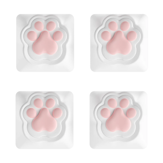 Keycaps Artisan Cat Paws (4 buc)